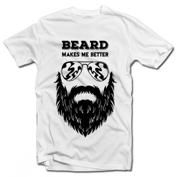 T-paidat "Beard makes me better"