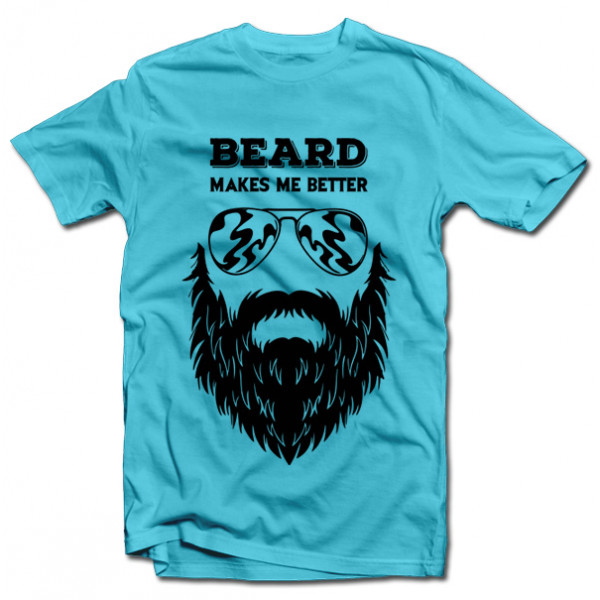 T-paidat "Beard makes me better"