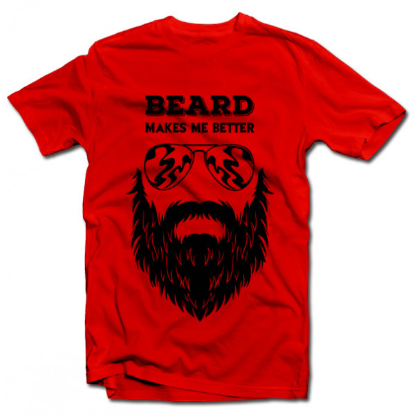 T-paidat "Beard makes me better"