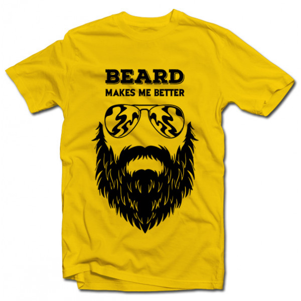 T-paidat "Beard makes me better"