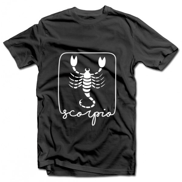 T-paita horoskooppimerkillä "Scorpio"