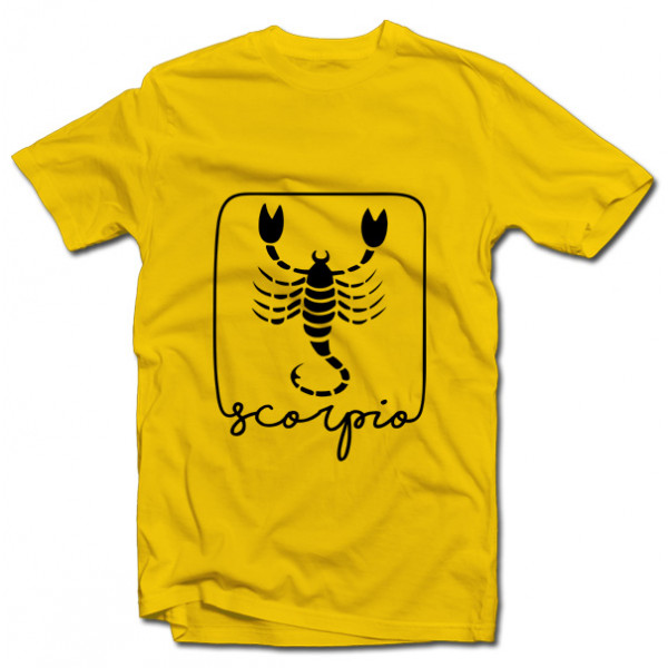 T-paita horoskooppimerkillä "Scorpio"