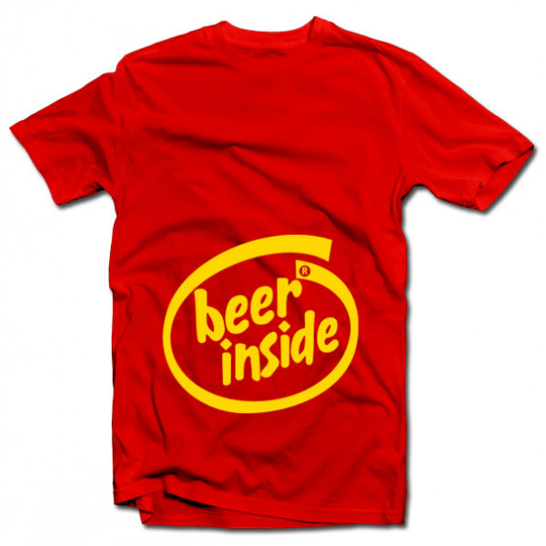 T-paita "Beer inside" T-paita "Beer inside"