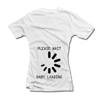 Naisten t-paidat "Baby loading"