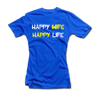 Naisten t-paidat "Happy wife"