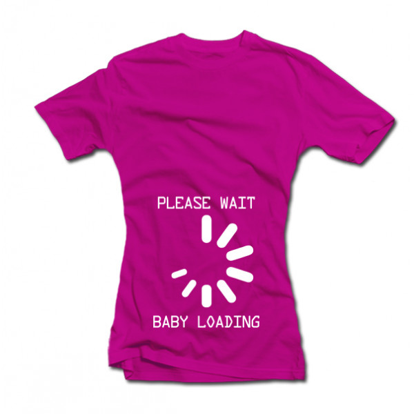 Naisten T-paita "Baby loading" Naisten T-paita "Baby loading"