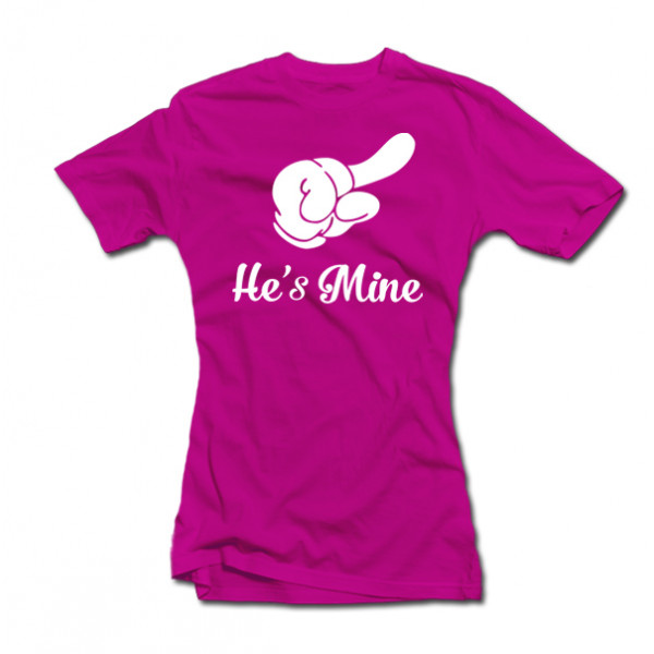 Naisten t-paidat "He's mine"