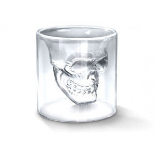 Pääkallon muotoinen lasi "DOOMED", 75ml