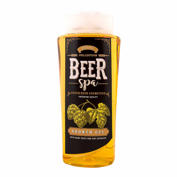 BEER SPA olutkosmetiikkasetti - suihkugeeli (250ml) ja shampoo (250ml).