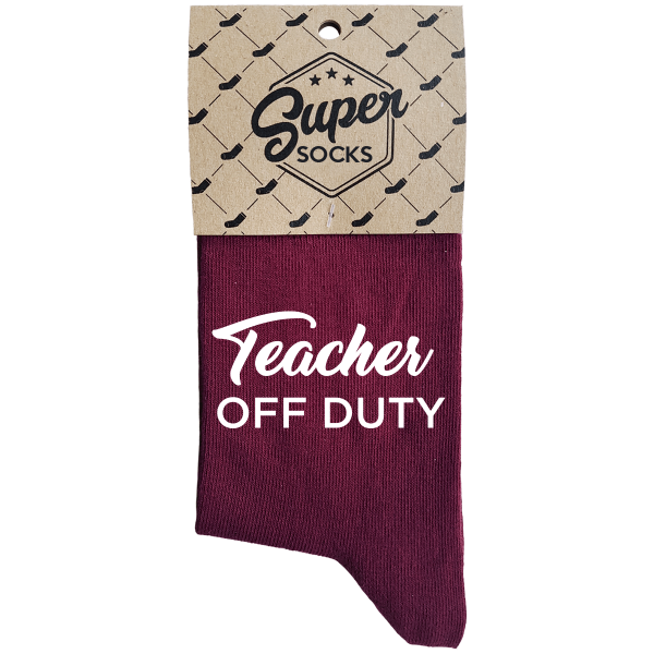 Naisten sukat „Teacher off duty“