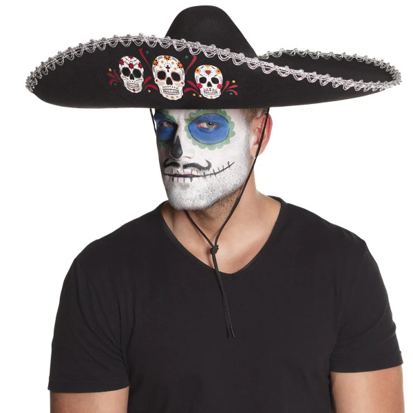 Meksikolainen "Sombrero Calavera" -hattu