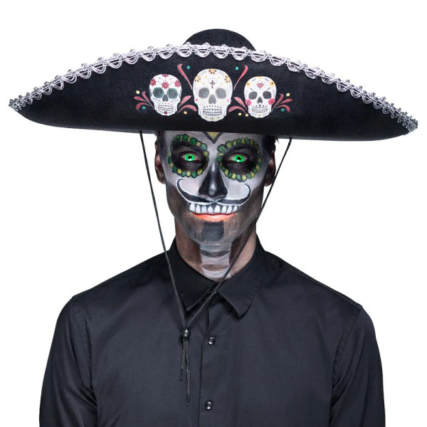 Meksikolainen "Sombrero Calavera" -hattu