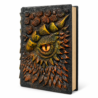 Muistikirja, jossa on 3D-lohikäärmeen silmä – ”The Dark Book” Muistikirja, jossa on 3D-lohikäärmeen silmä – ”The Dark Book”