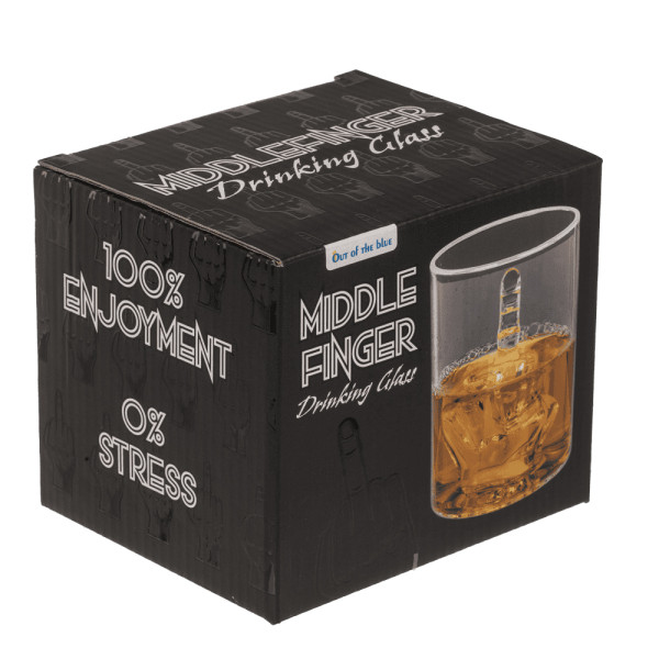 Viskilasi „Middle Finger“, 350 ml