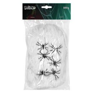 XL Halloween hämähäkinverkko (valkoinen) (100g.) XL Halloween hämähäkinverkko (valkoinen) (100g.)