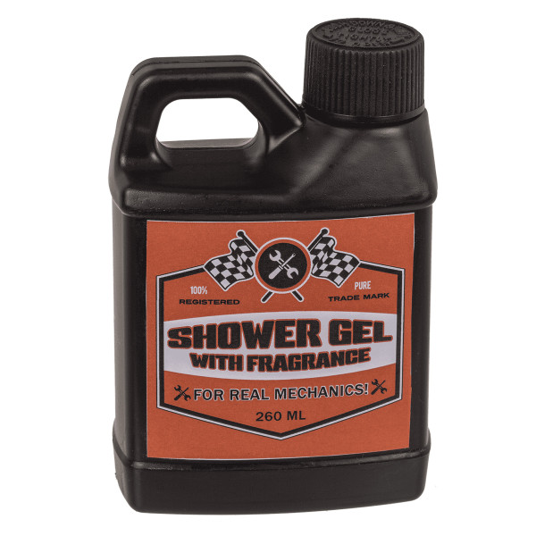 Yleiskäyttöinen suihkugeeli miehille "Motor Oil" (260 ml) + avaimenperä
