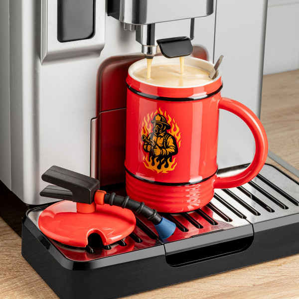 Palomiesmuki “Sammutin” kannella ja lusikalla (450 ml)