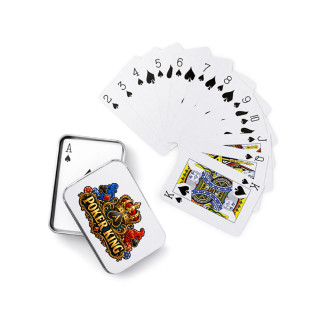 Pelikortit metallirasiassa ”Poker King” Pelikortit metallirasiassa ”Poker King”