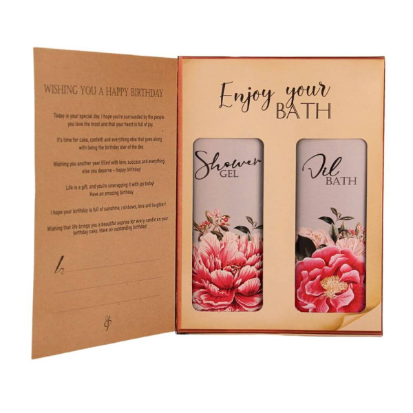 Kosmetiikkasetti "Birthday book" (2 x 250 ml) Kosmetiikkasetti "Birthday book" (2 x 250 ml)