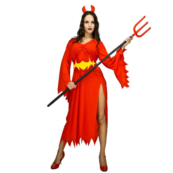 Universaali naisten asu "Little Devil" (mekko ja pääpanta)