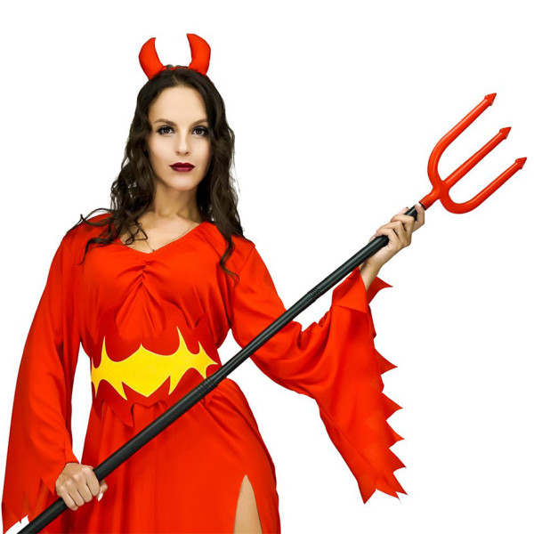 Universaali naisten asu "Little Devil" (mekko ja pääpanta)