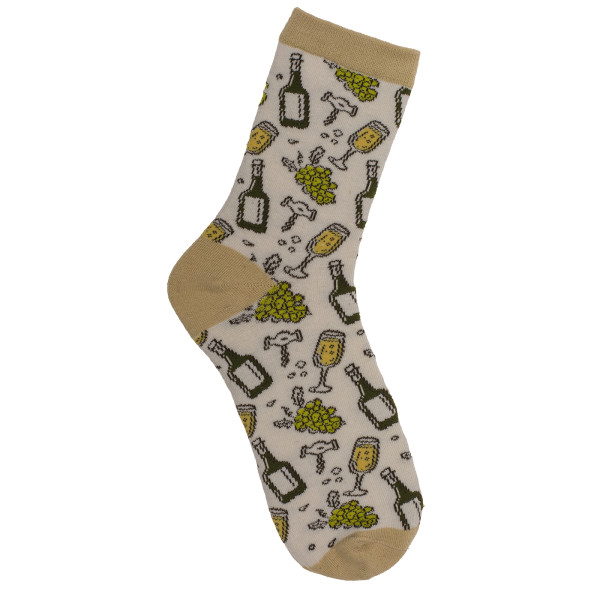 Puna- ja valkoviini sukat, 2 paria