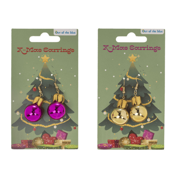 Juhlavat korvakorut ,,Joulukuusenkoristeet''