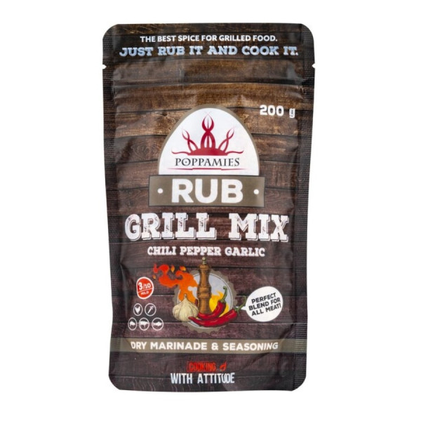 Mausteseos "Grill Mix Rub", 200g Mausteseos "Grill Mix Rub", 200g