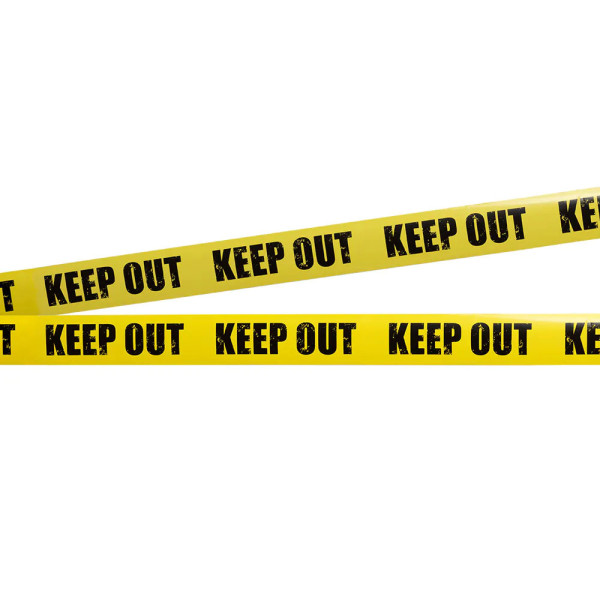 Suojateippi "KEEP OUT"