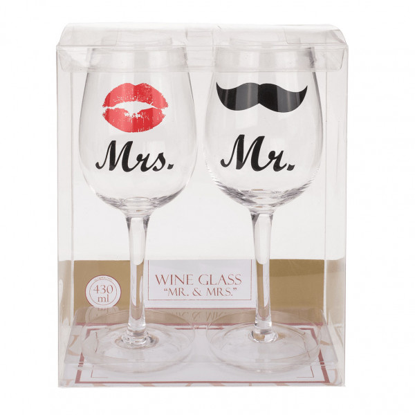 Viinilasisetti "His and Hers" Viinilasisetti "His and Hers"