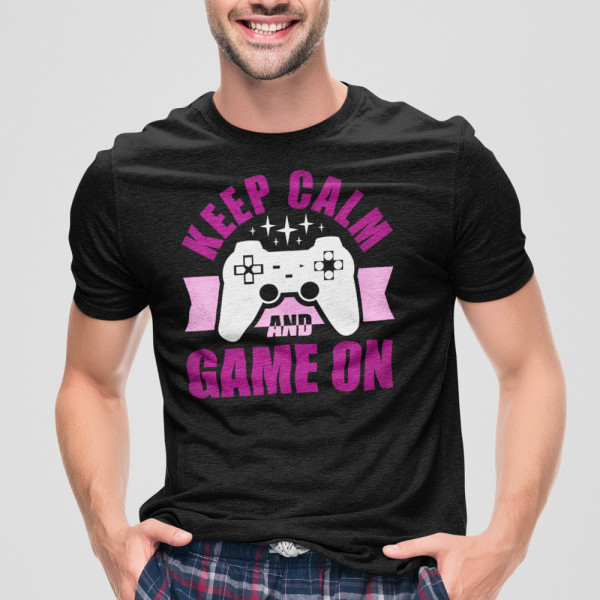 T-paidat "Keep calm and game on"