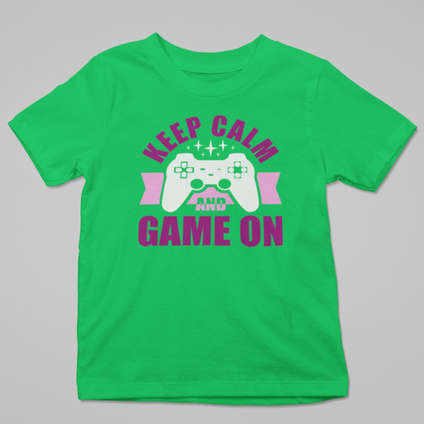 T-paidat "Keep calm and game on"