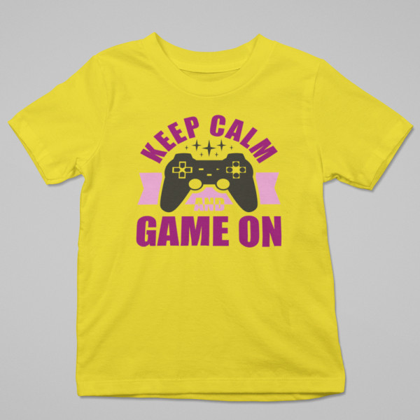 T-paidat "Keep calm and game on"