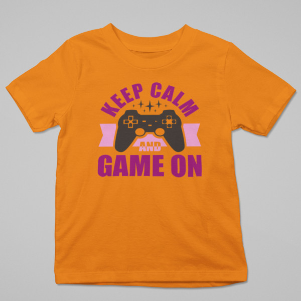 T-paidat "Keep calm and game on"