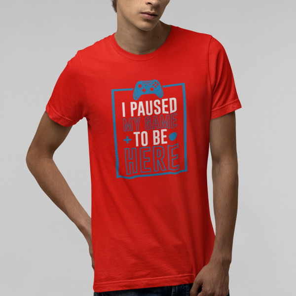 T-paidat "I paused my game"