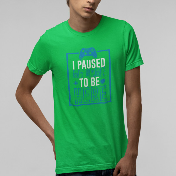 T-paidat "I paused my game"