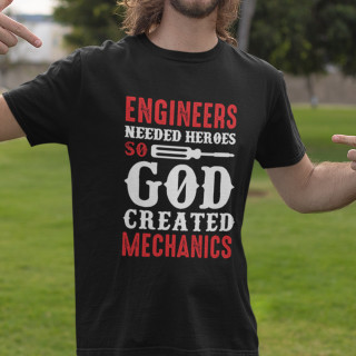 T-paidat "God created mechanics"