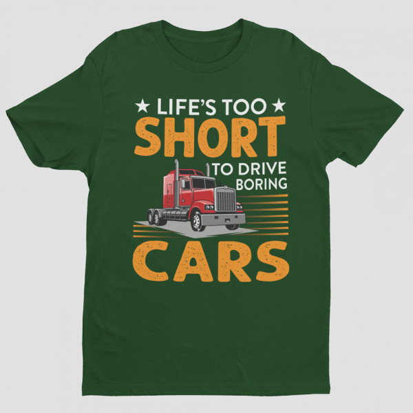 T-paidat "Life's too short to drive boring cars"