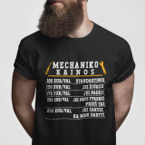 T-paita "Mekaanikon hinnasto"