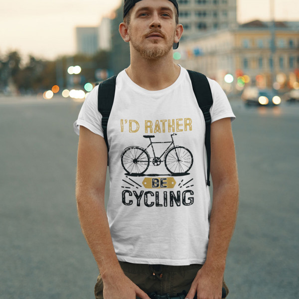 T-paidat "I'd rather be cycling"