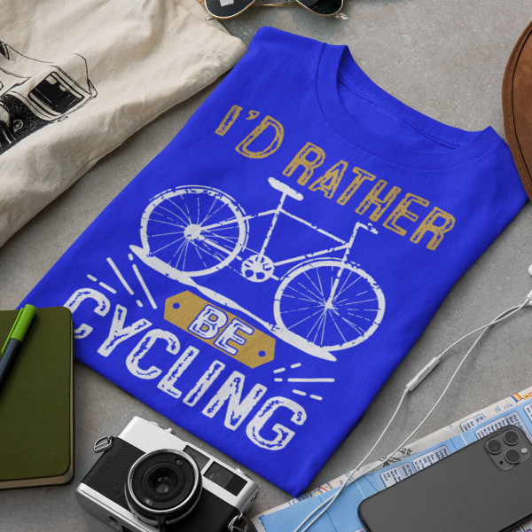 T-paidat "I'd rather be cycling"