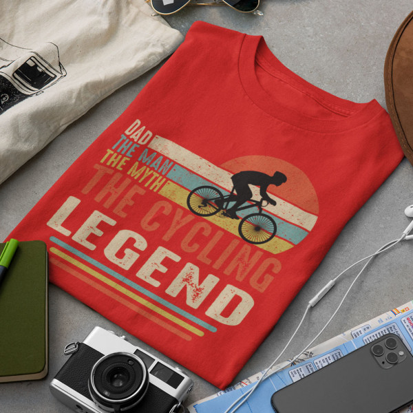 T-paita "The cycling legend"
