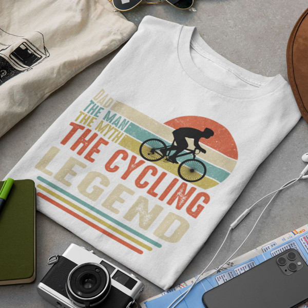 T-paita "The cycling legend"