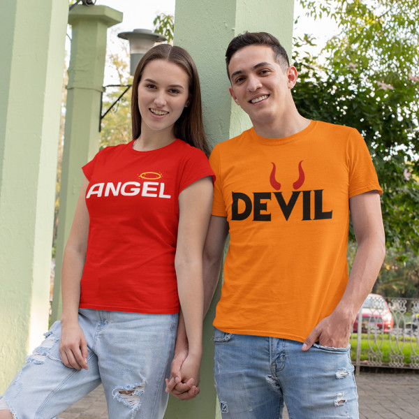 T-paitasetti "Angel and Devil" T-paitasetti "Angel and Devil"