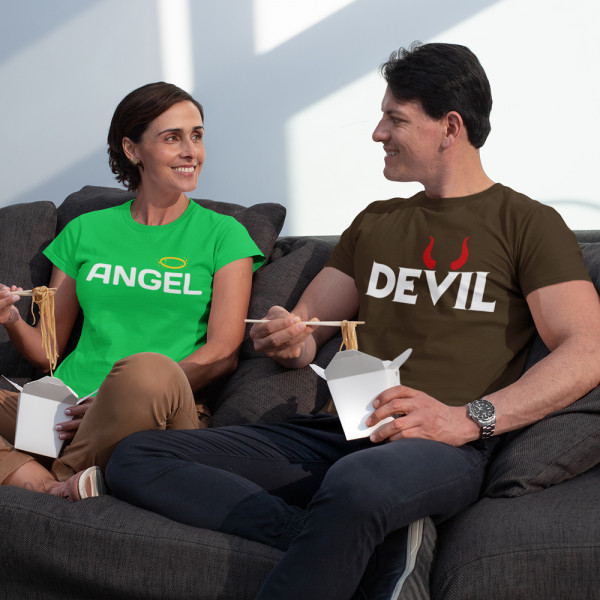 T-paitasetti "Angel and Devil" T-paitasetti "Angel and Devil"