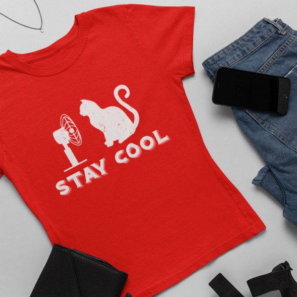 Naisten t-paidat "Stay cool"