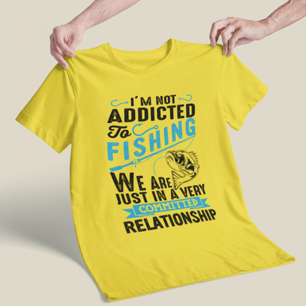 T-paidat "Addicted to fishing"