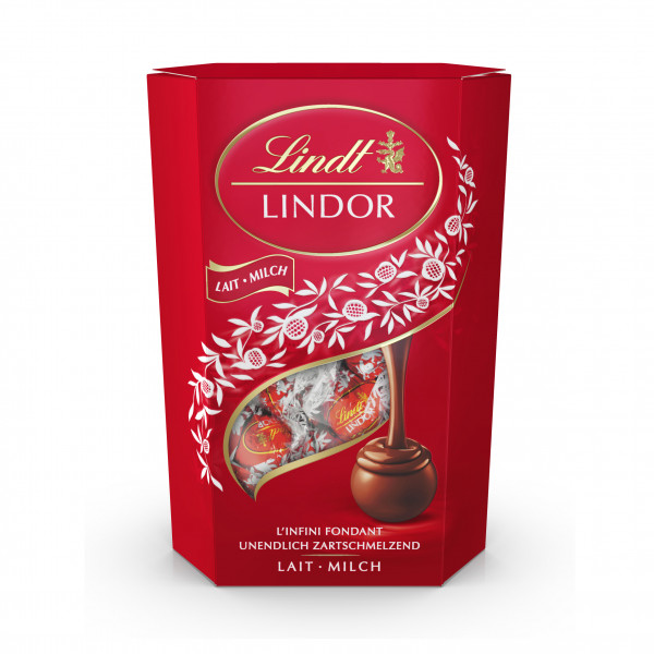 LINDT LINDOR maitosuklaatryffelit, 200g