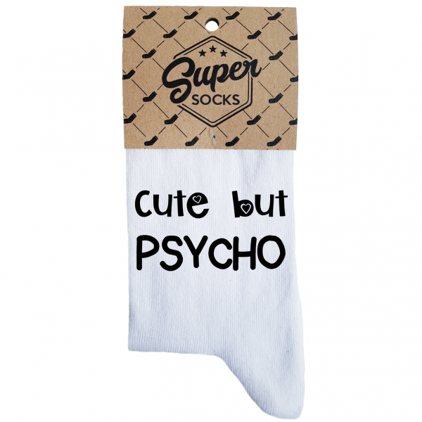 Naisten sukat „Cute but psycho“