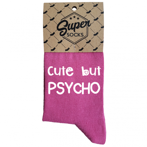 Naisten sukat „Cute but psycho“